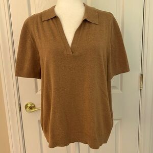 J.Crew Factory Cotton Cashmere Polo Swester